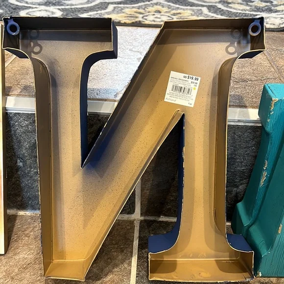 Decorative block letters! 12 left!. $4 each or 4 for $12 or make an offer! - Picture 5 of 10